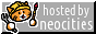 Hosted by Neocities badge with a cat holding tools